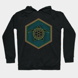 Geometric Turtle Hexagon Hoodie